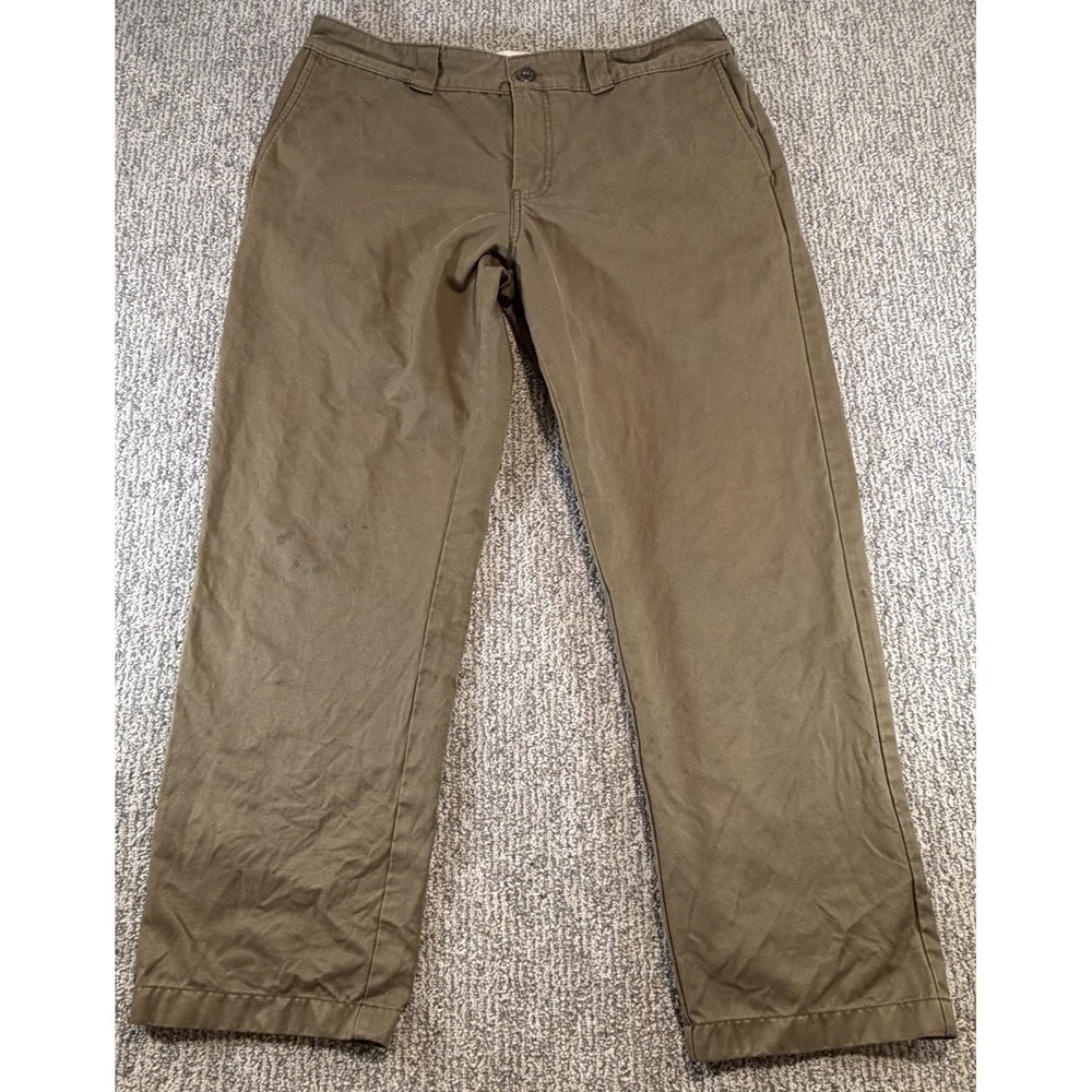 CC Filson Men's Olive Green Pants Size 36x30* Cotton Poly Blend Pockets